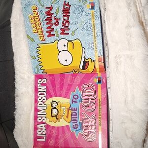 Bart Simpson's Manual Of Mischief & Lisa Simpson's Guide To Geek Chic Books